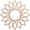 Ekena Millwork Daisy Wood Fretwork Pierced Ceiling Medallion, Cherry, 32"OD x 11 1/8"ID x 1/4"T CMWP32X32X0250DACH - alternate 1